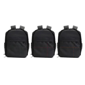 1pc Waterproof Digital DSLR Photo Padded Backpack w/ Rain Cover Laoto  Multi-functional Camera Soft Bag Video Case