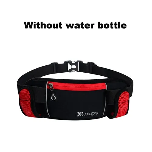 2 Water Bottle Outdoor Fitness Belt Bag