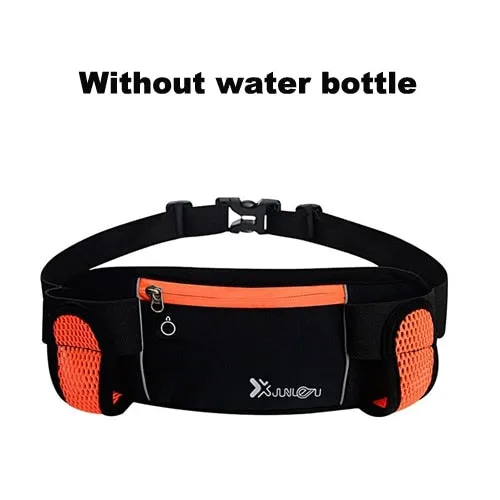 2 Water Bottle Outdoor Fitness Belt Bag