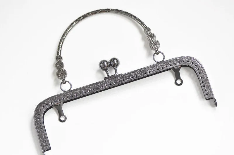 20cm (7") Retro Handle Sewing Purse Frame Four Colors Available
