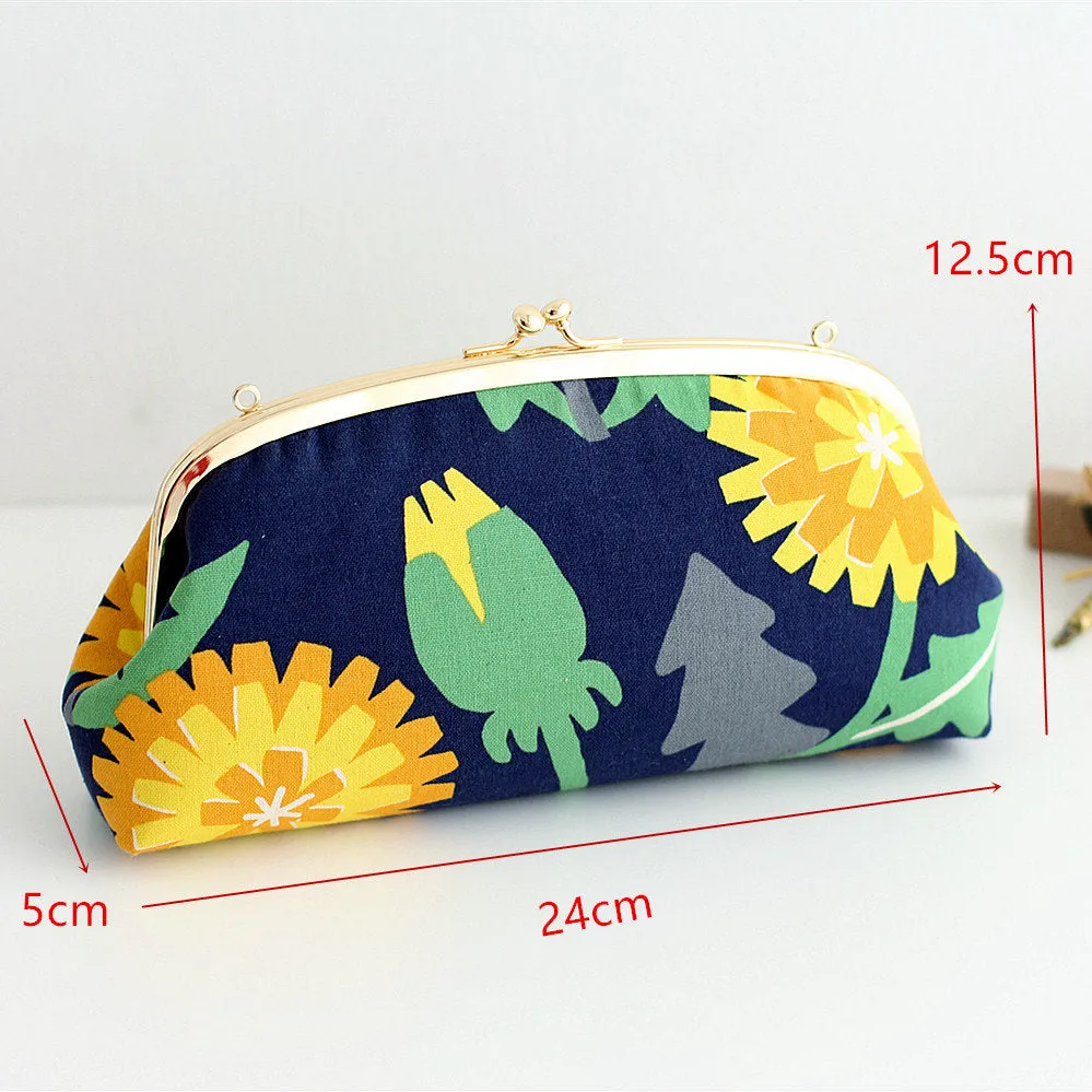 21cm (8") Purse Frame Handbag Wedding Bag Maker Light Gold