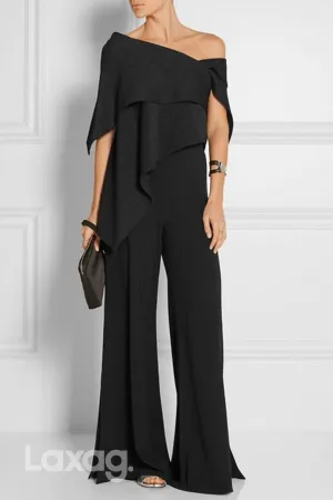 22484 - Elegant Two-Piece Suit Round Floor-Length Chiffon Mother Of the Bride Dress