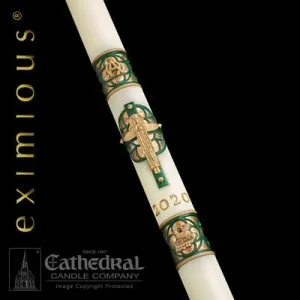 3" x 60" Christus Rex Eximious Paschal Candle