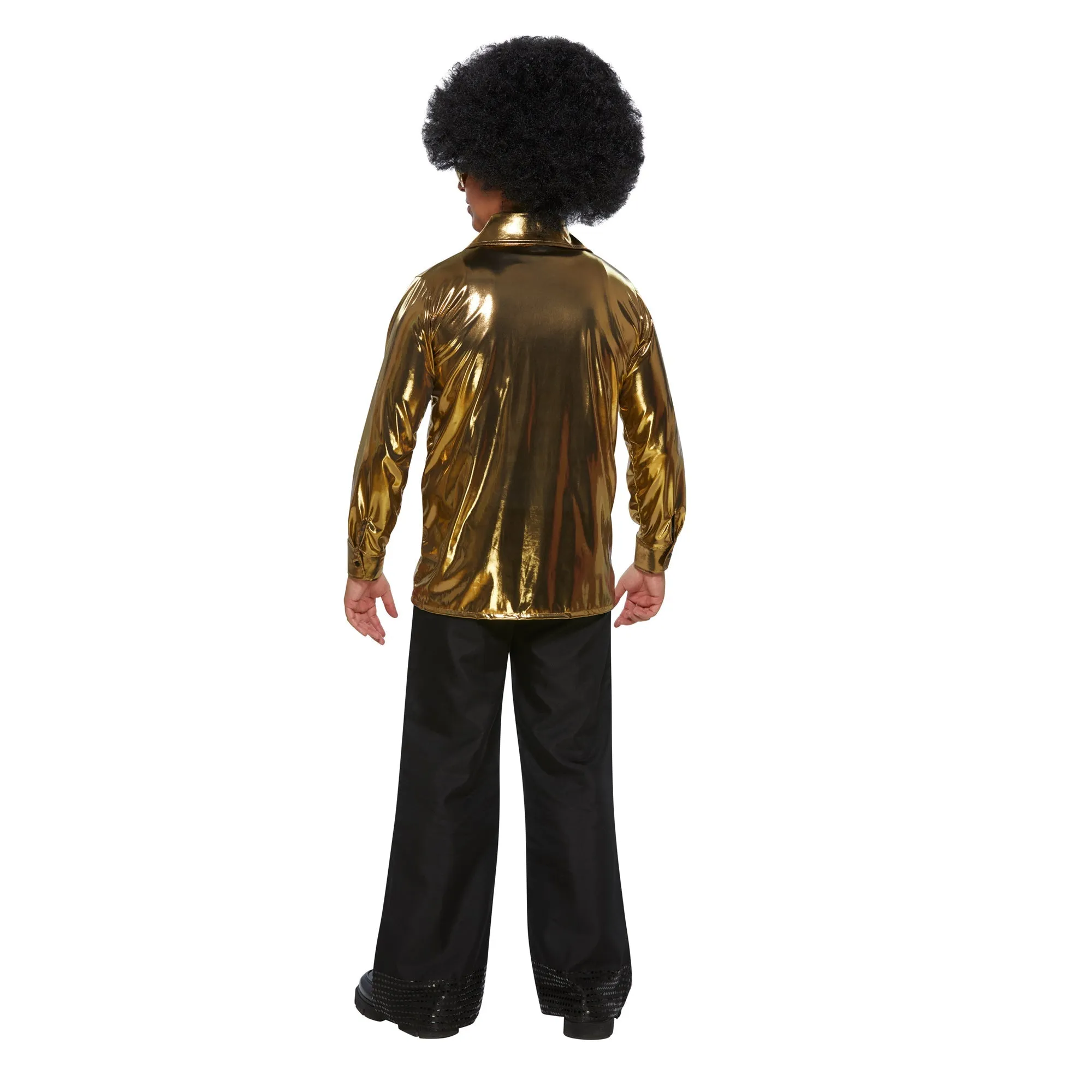 70s Disco Gold Shirt for Adults