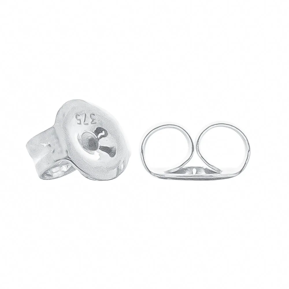 9ct White Gold Small Butterflies