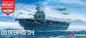 Academy 14409 USS Enterprise CV-6 "Battle of Midway" 1/700 Model Kit