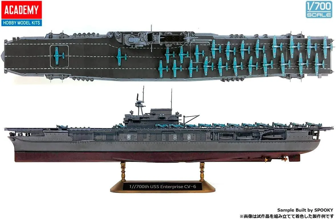 Academy 14409 USS Enterprise CV-6 "Battle of Midway" 1/700 Model Kit