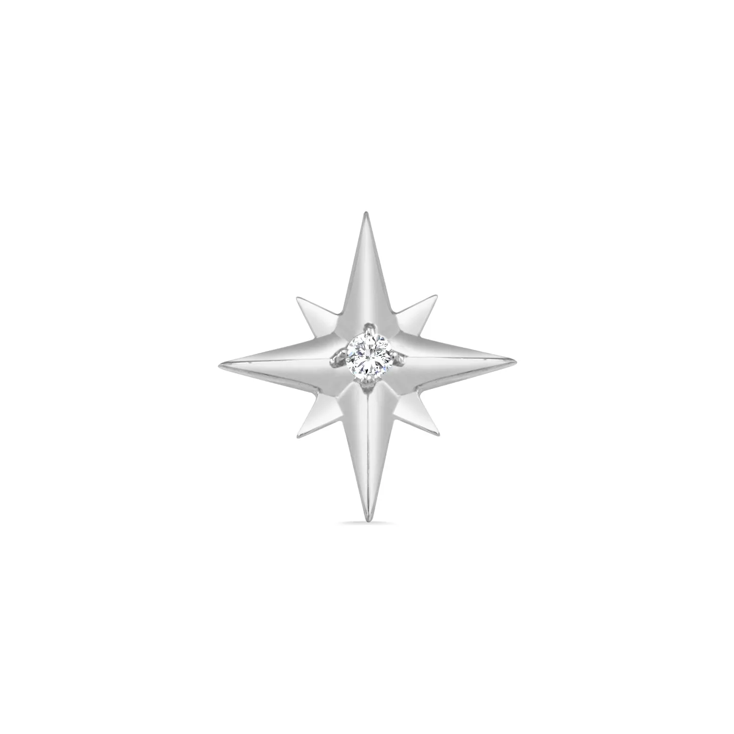Accented Shining Star with Gem