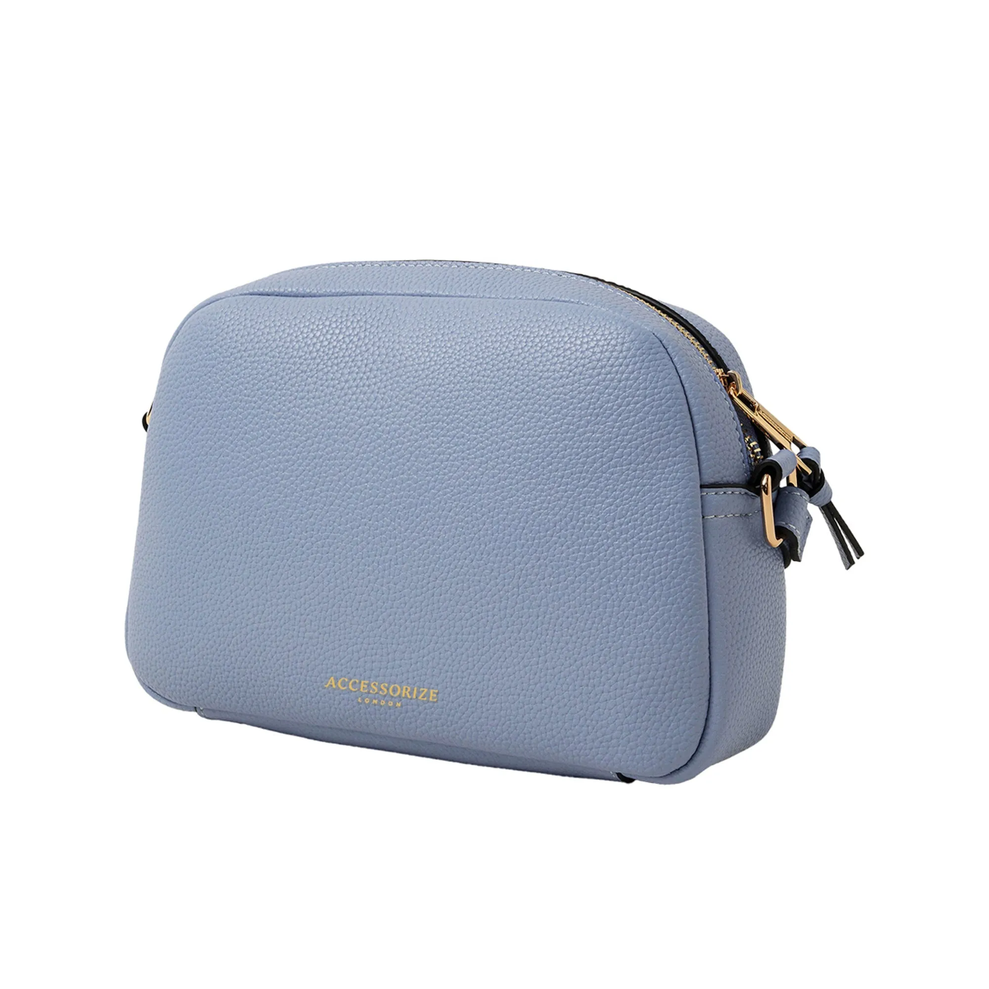 Accessorize London Women's Blue Camera Sling Bag