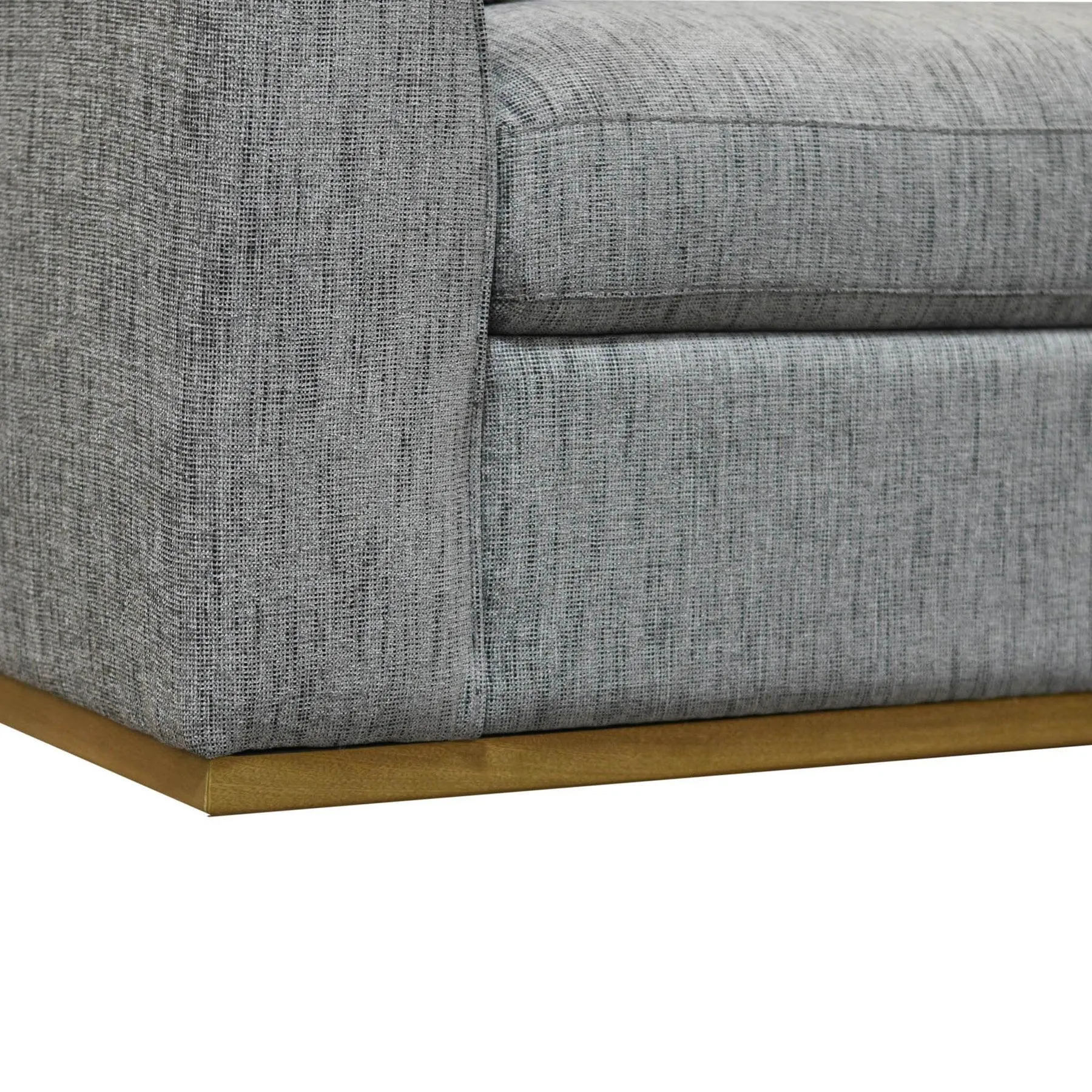 ANDERSON Woven Charcoal Sofa