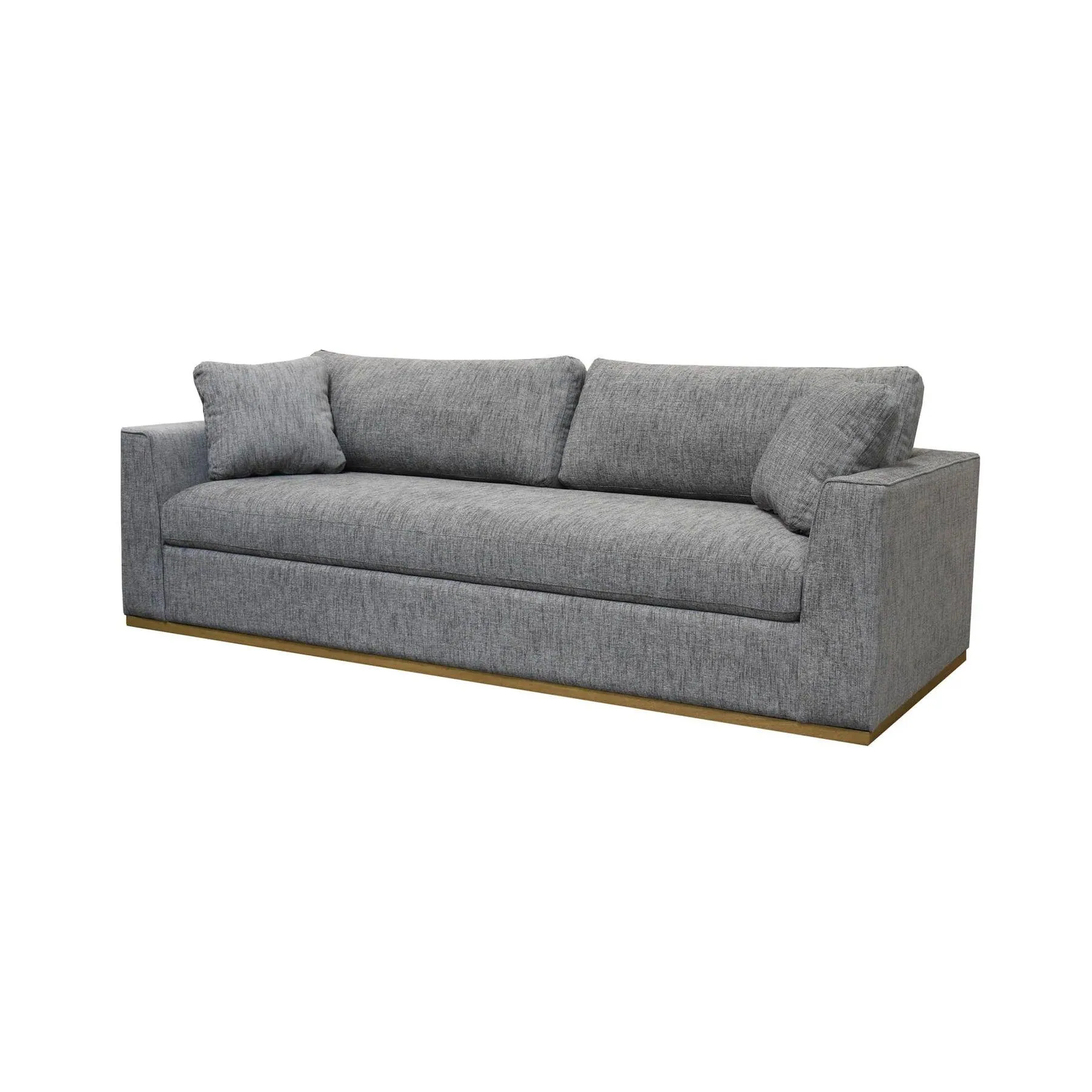 ANDERSON Woven Charcoal Sofa
