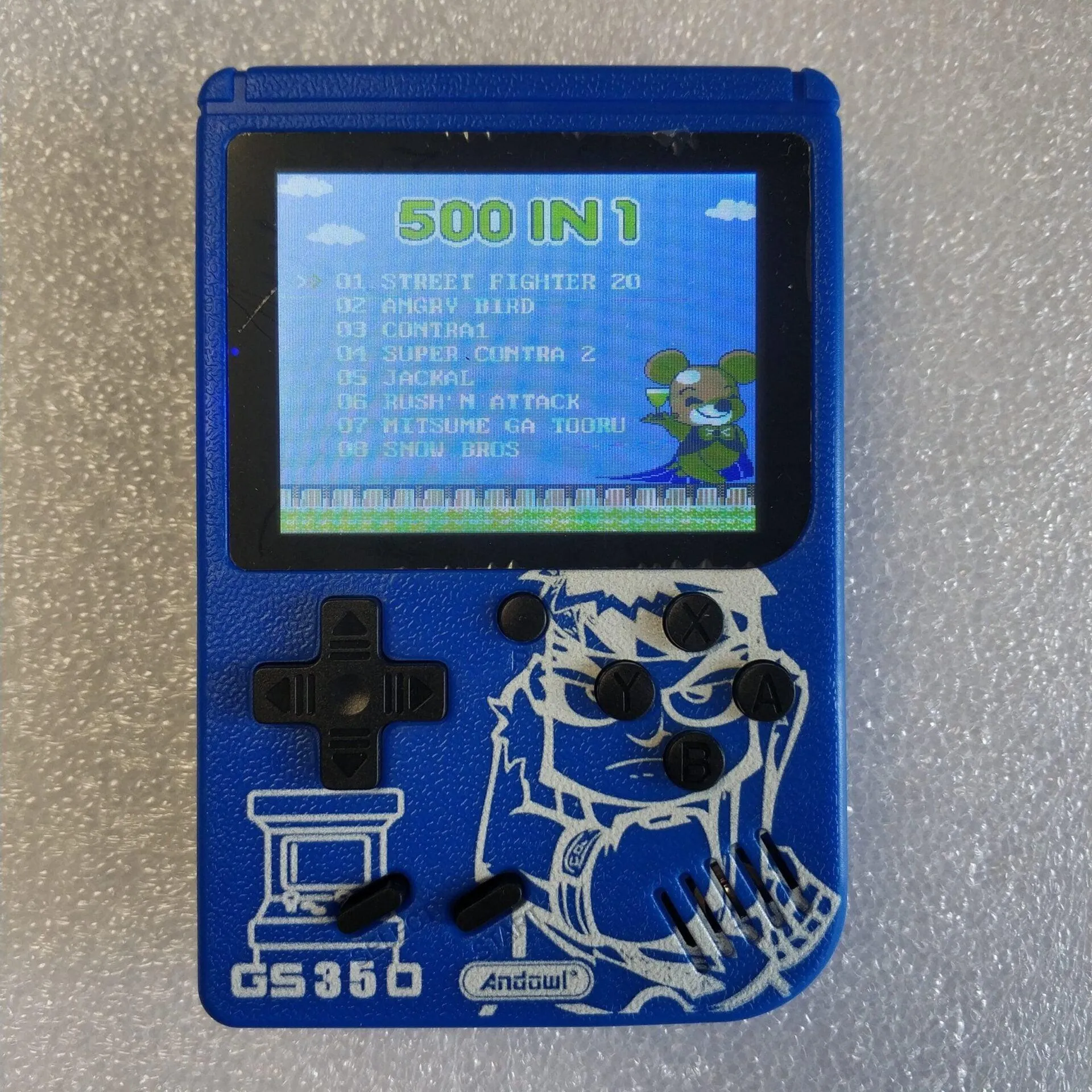 ANDOWL HANDHELD NES 8-BIT CONSOLE, 400-IN-1