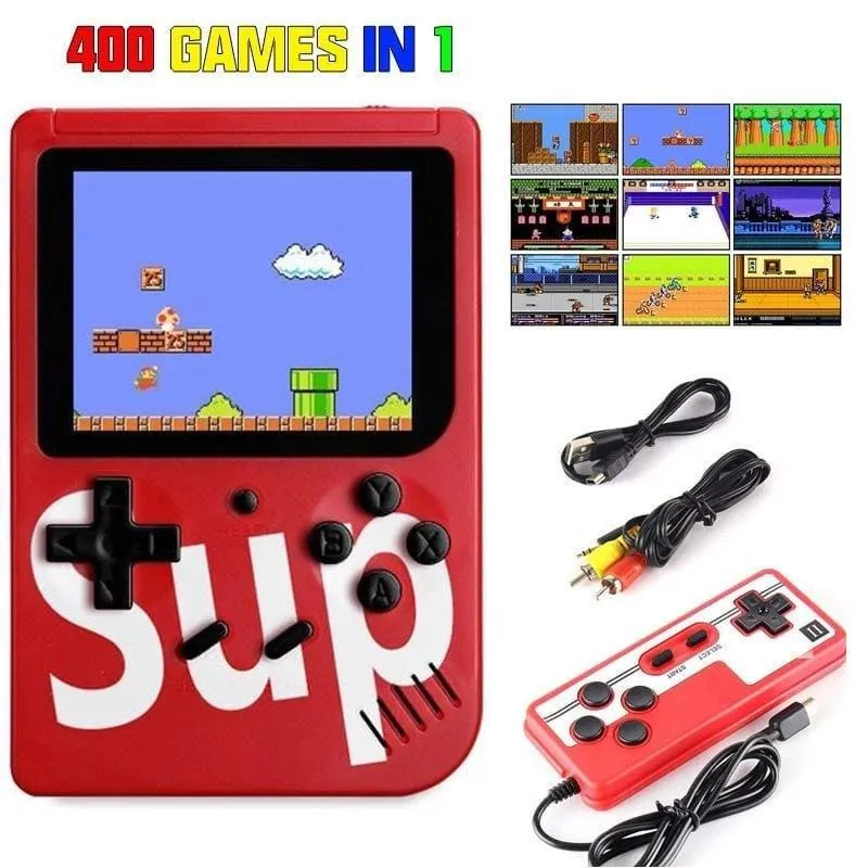 ANDOWL HANDHELD NES 8-BIT CONSOLE, 400-IN-1