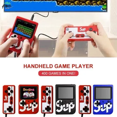 ANDOWL HANDHELD NES 8-BIT CONSOLE, 400-IN-1