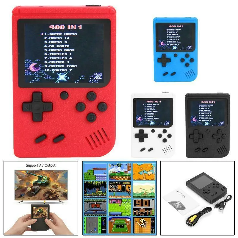 ANDOWL HANDHELD NES 8-BIT CONSOLE, 400-IN-1