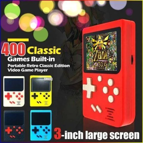 ANDOWL HANDHELD NES 8-BIT CONSOLE, 400-IN-1