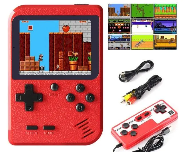 ANDOWL HANDHELD NES 8-BIT CONSOLE, 400-IN-1