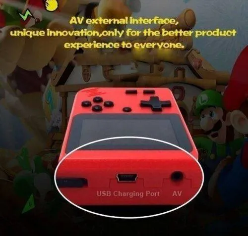 ANDOWL HANDHELD NES 8-BIT CONSOLE, 400-IN-1