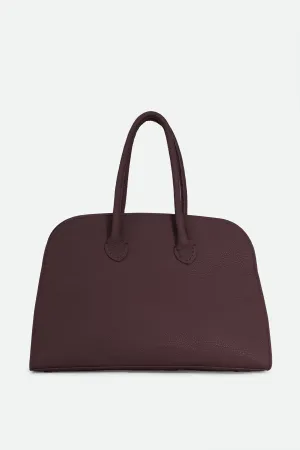 ARDEN HANDBAG IN FRENCH CALFSKIN BORDEAUX