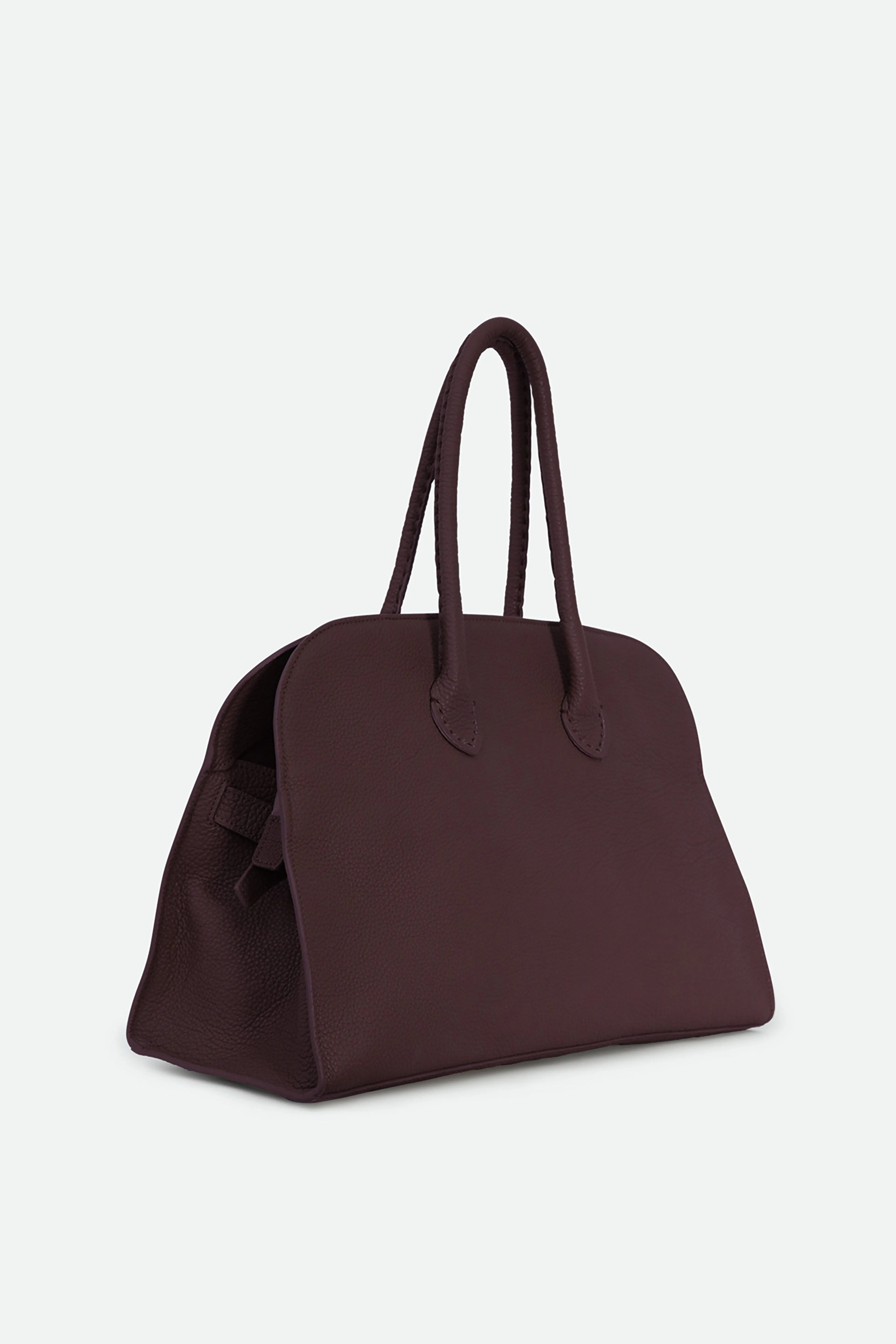 ARDEN HANDBAG IN FRENCH CALFSKIN BORDEAUX