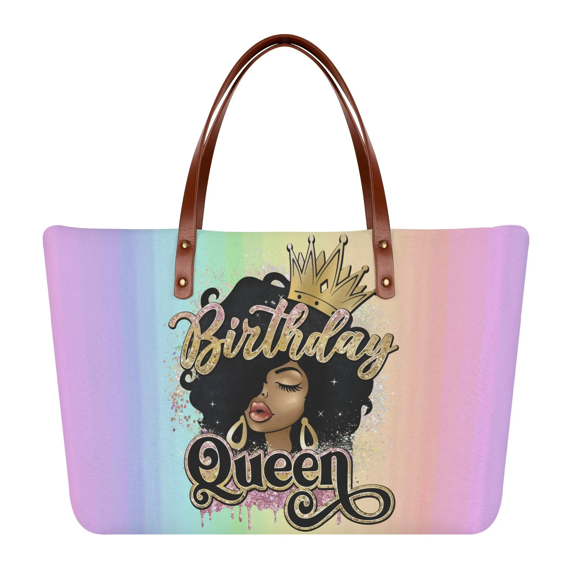 Birthday Queen Luxury Tote Bag