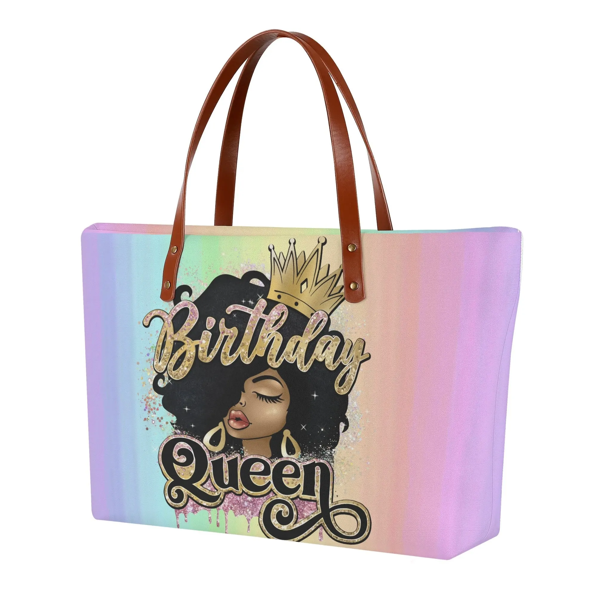 Birthday Queen Luxury Tote Bag