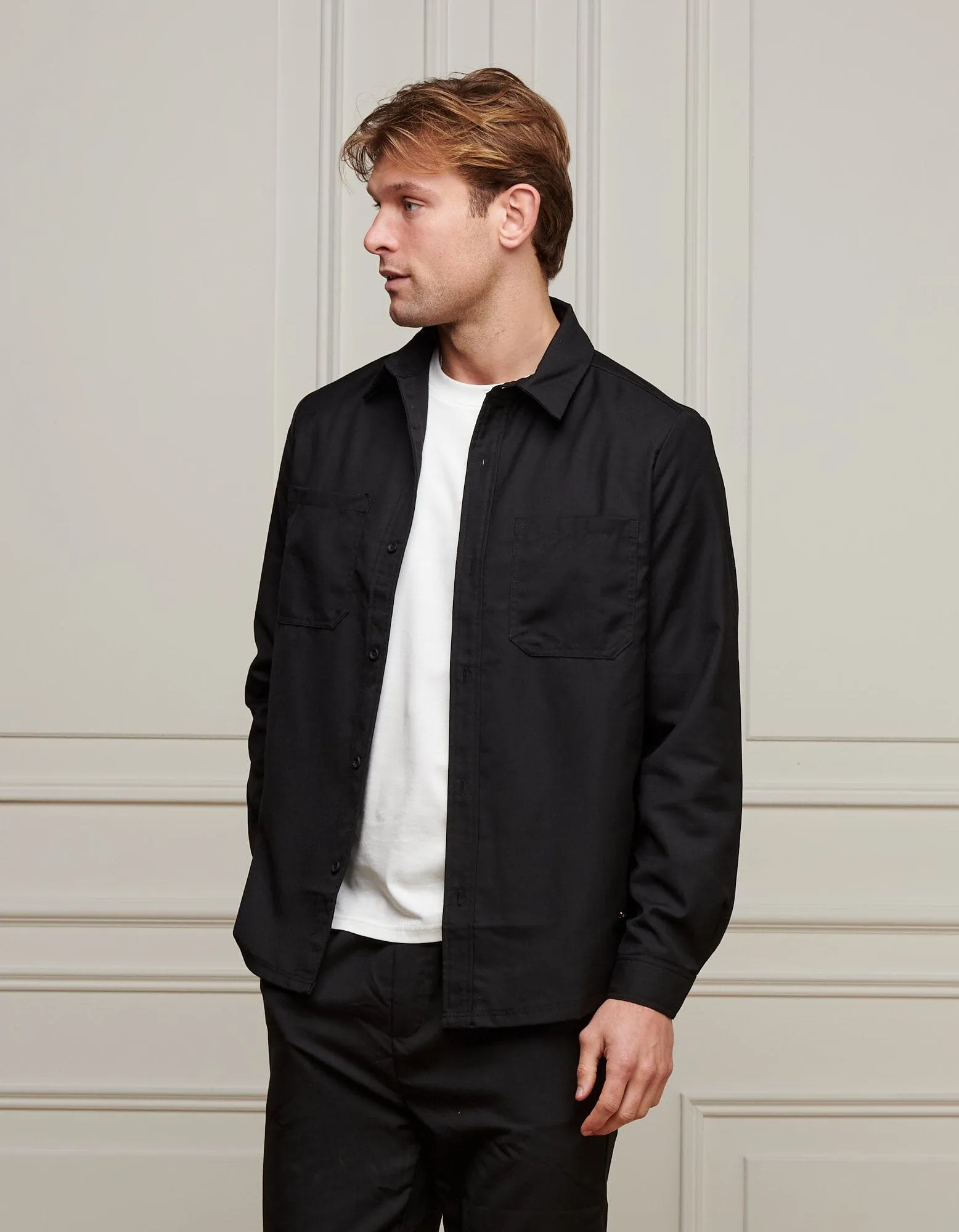 Black 365 Lightweight Overshirt