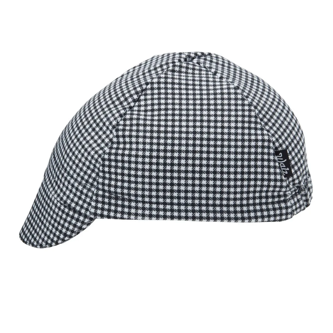 Black & White Houndstooth Cotton 4-Panel