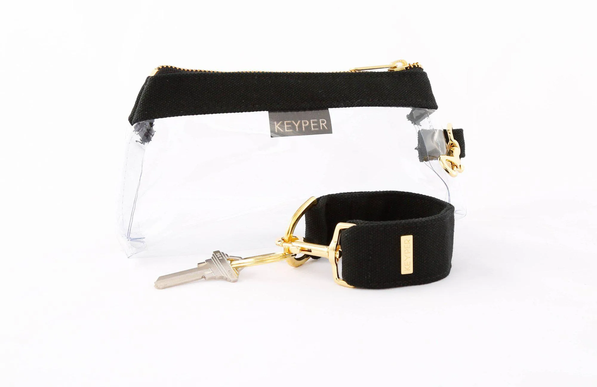 Black CANVAS 2-Piece KEYPIT Set • Wristlet
