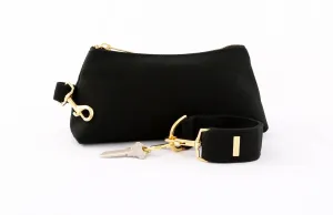 Black CANVAS 2-Piece KEYPIT Set • Wristlet