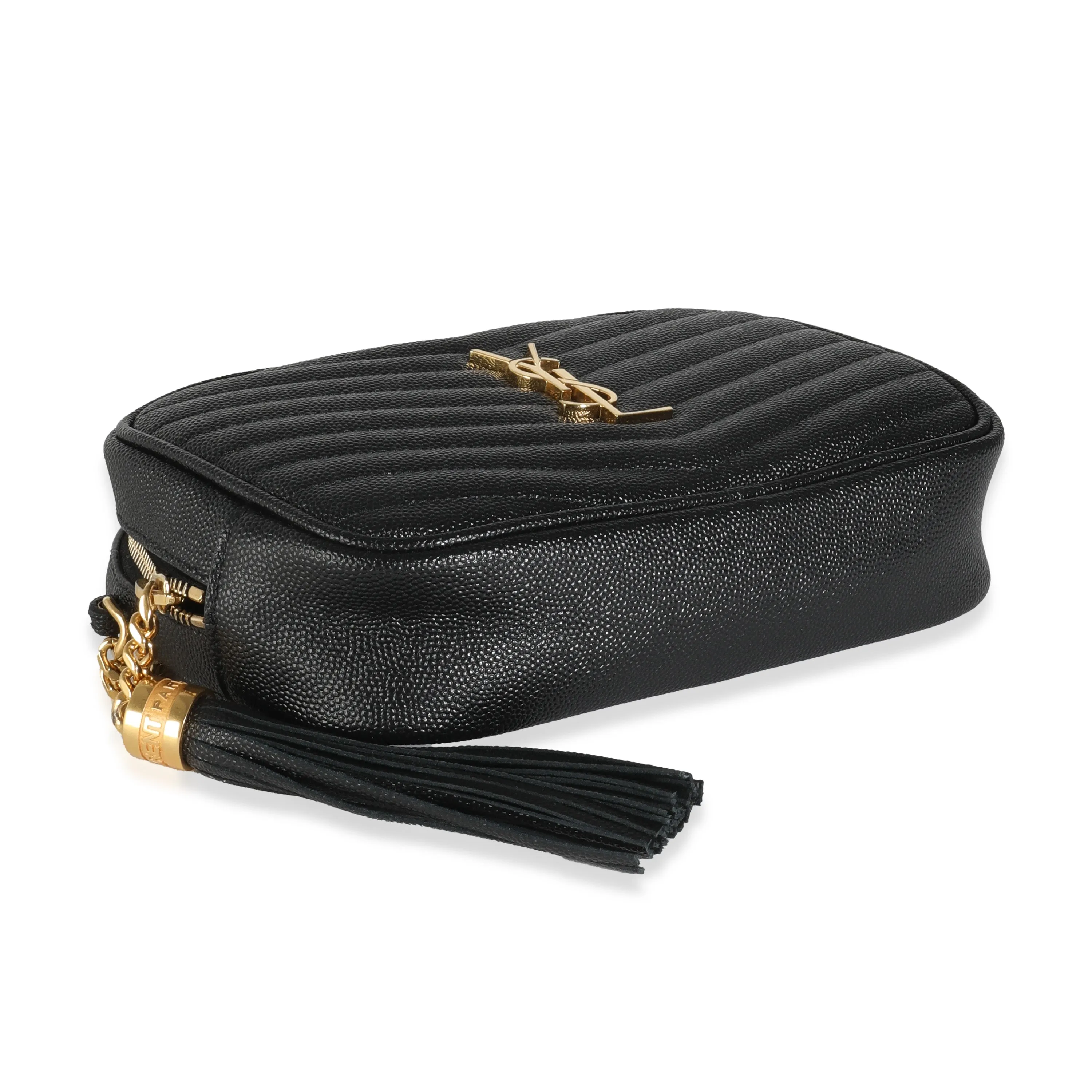 Black Grain De Poudre Mini Lou Camera Bag