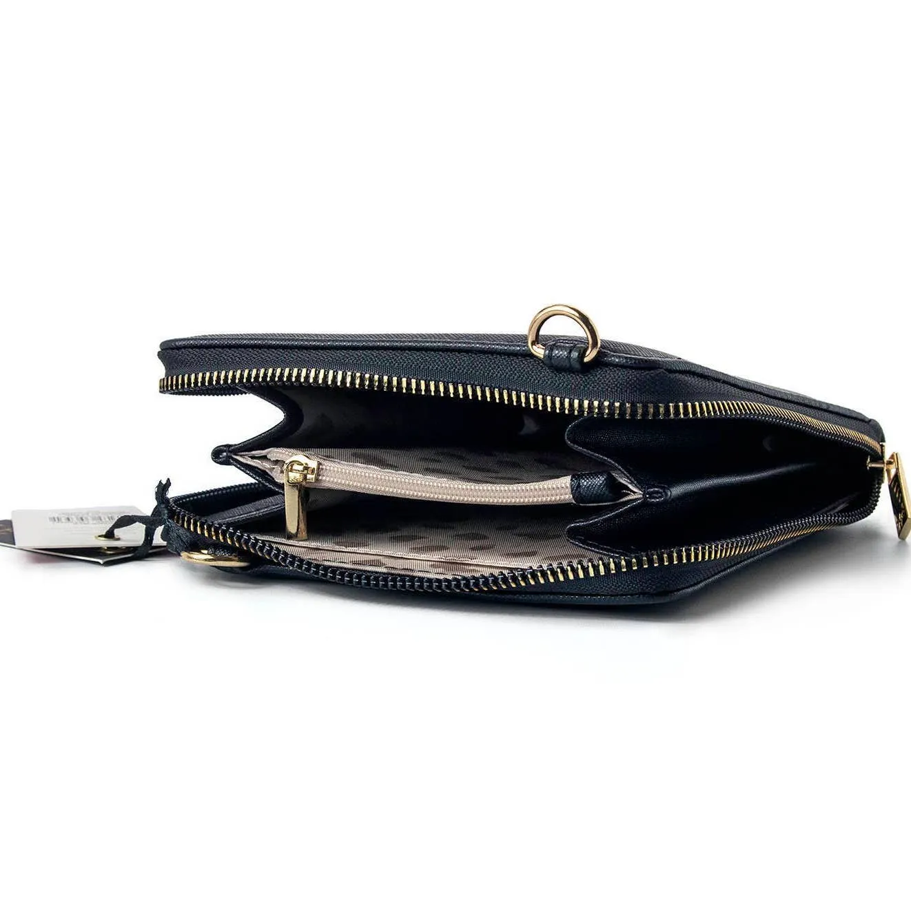Black Perfect Compact Crossbody Bag
