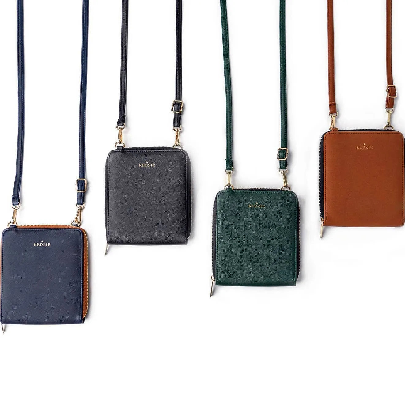 Black Perfect Compact Crossbody Bag