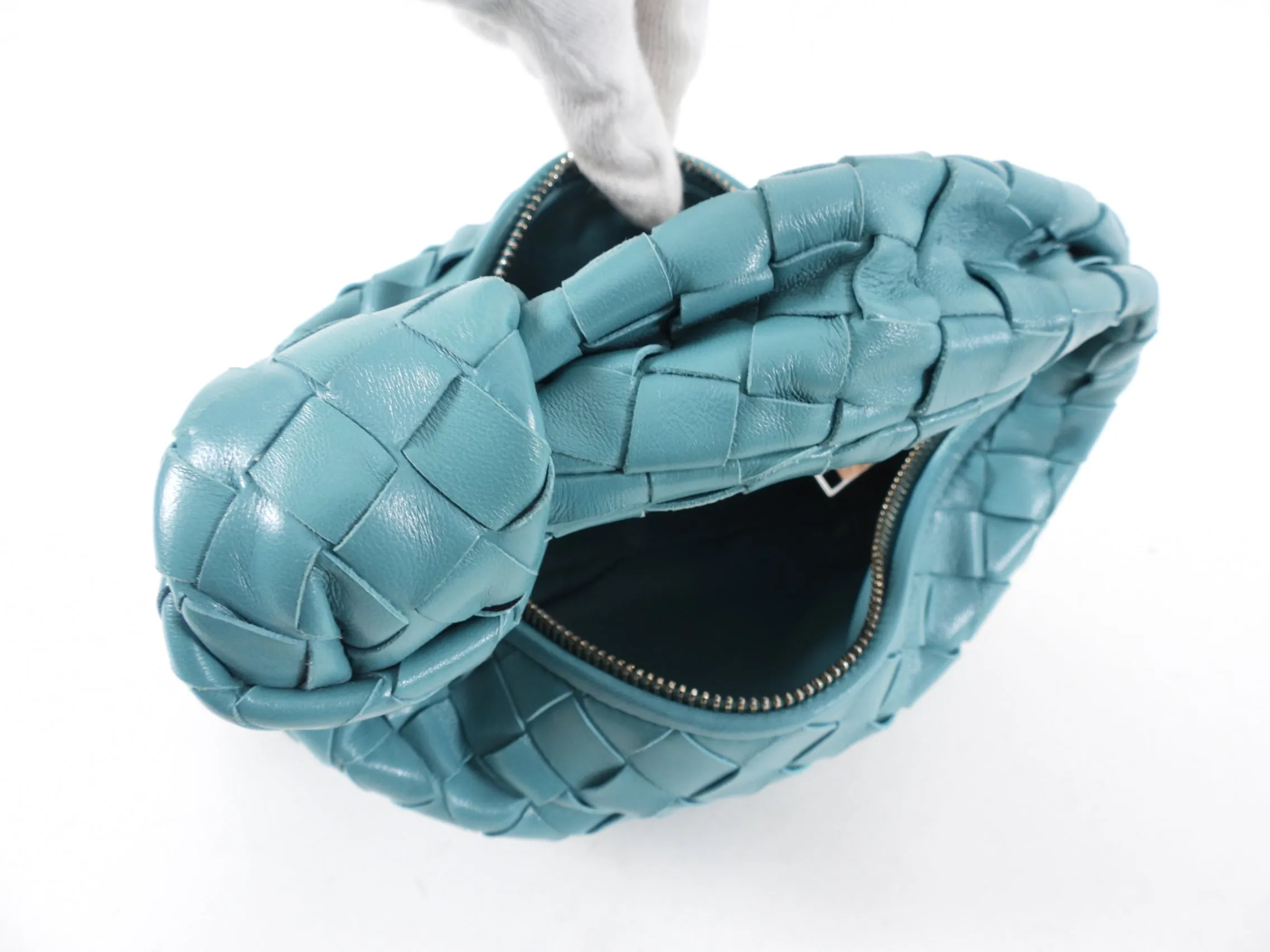 Bottega Veneta Mini Jodie Intrecciato Leather Bag