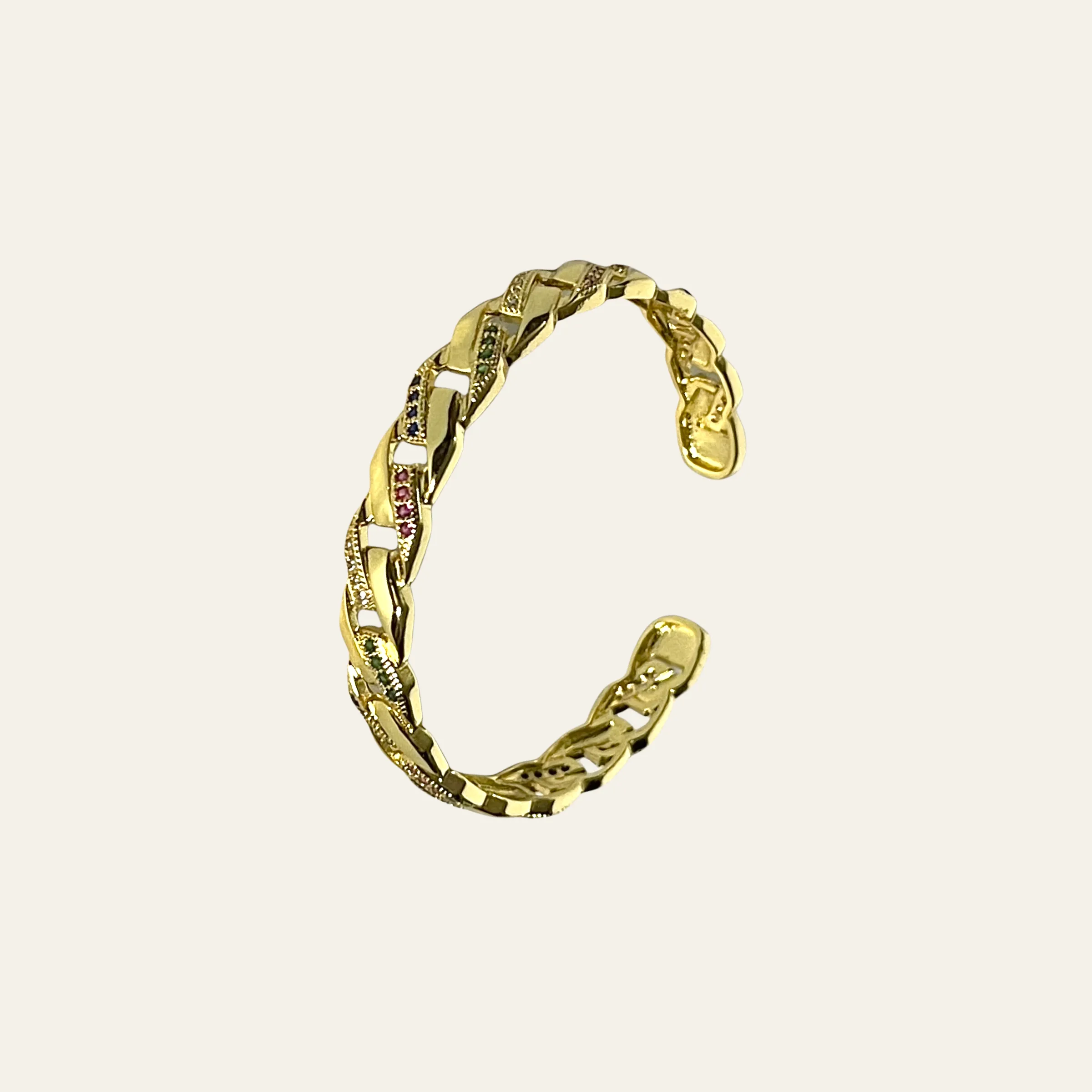 Bracciale catena arcobaleno