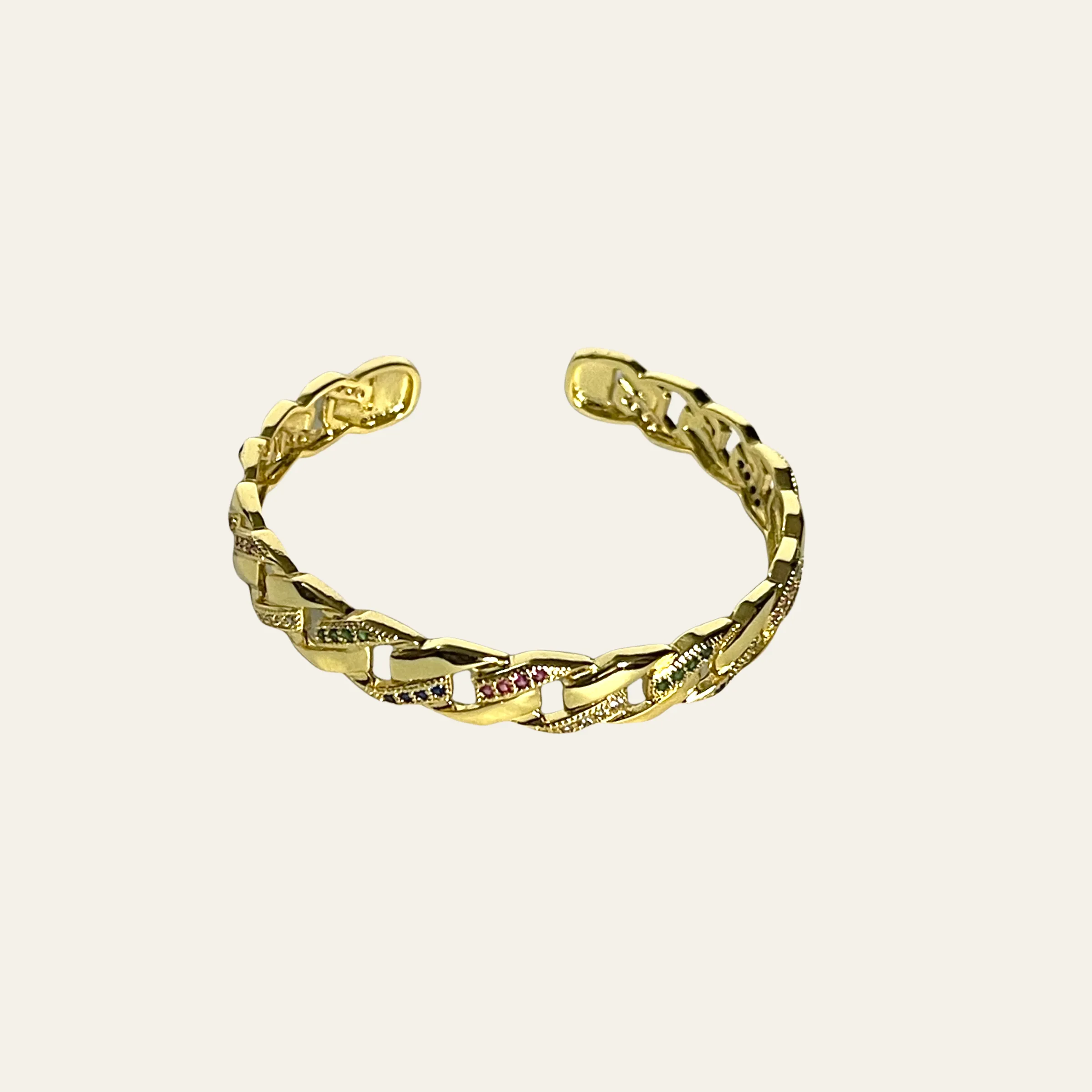 Bracciale catena arcobaleno