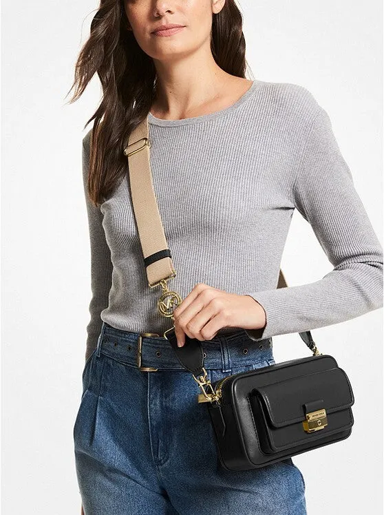 Bradshaw Medium Leather Camera Bag - Black
