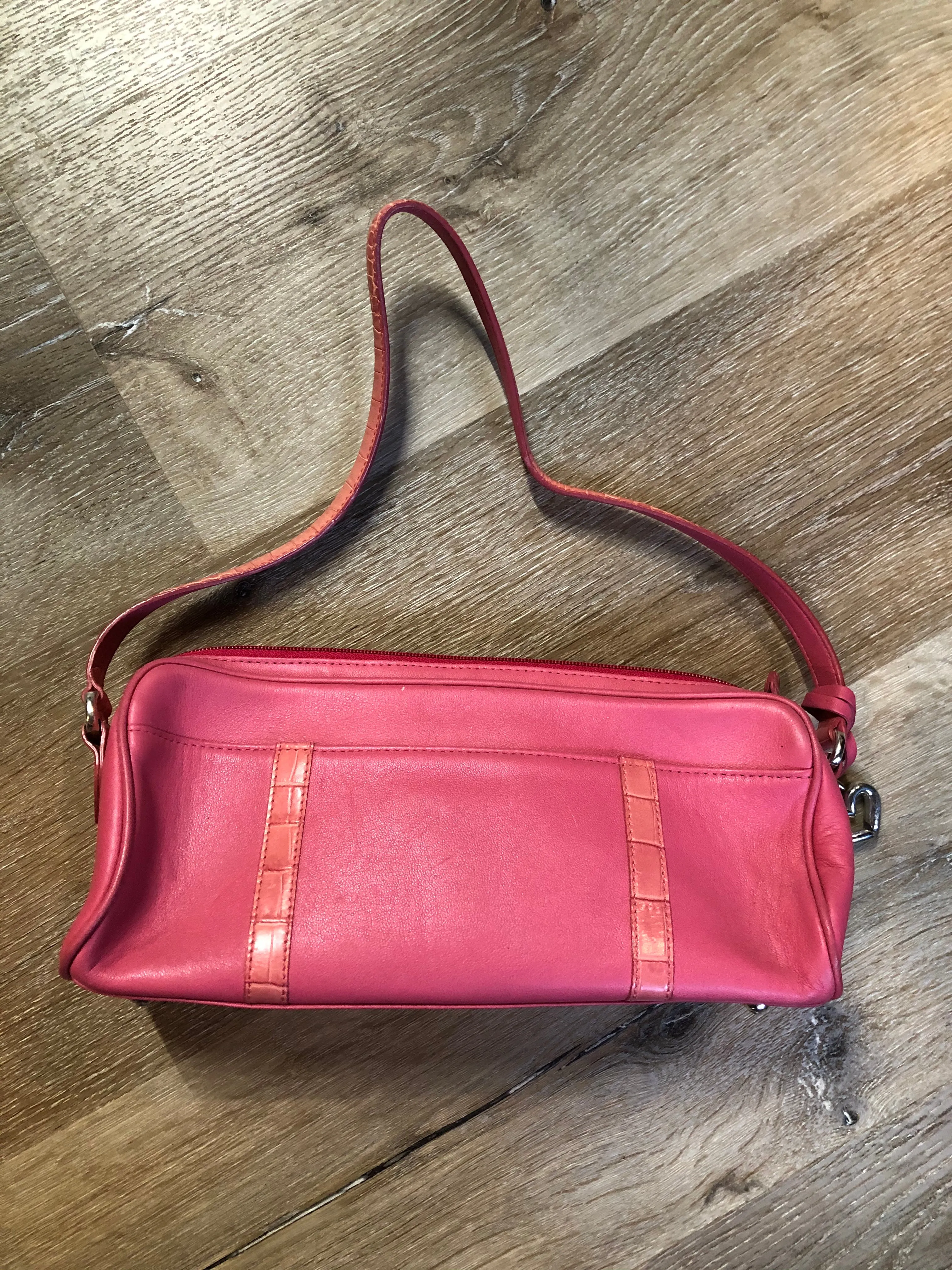 Brighton Bubble Gum Pink Leather Handbag, SOLD