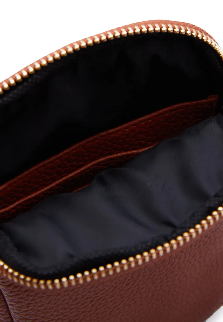 Brown Cross Body Phone Bag