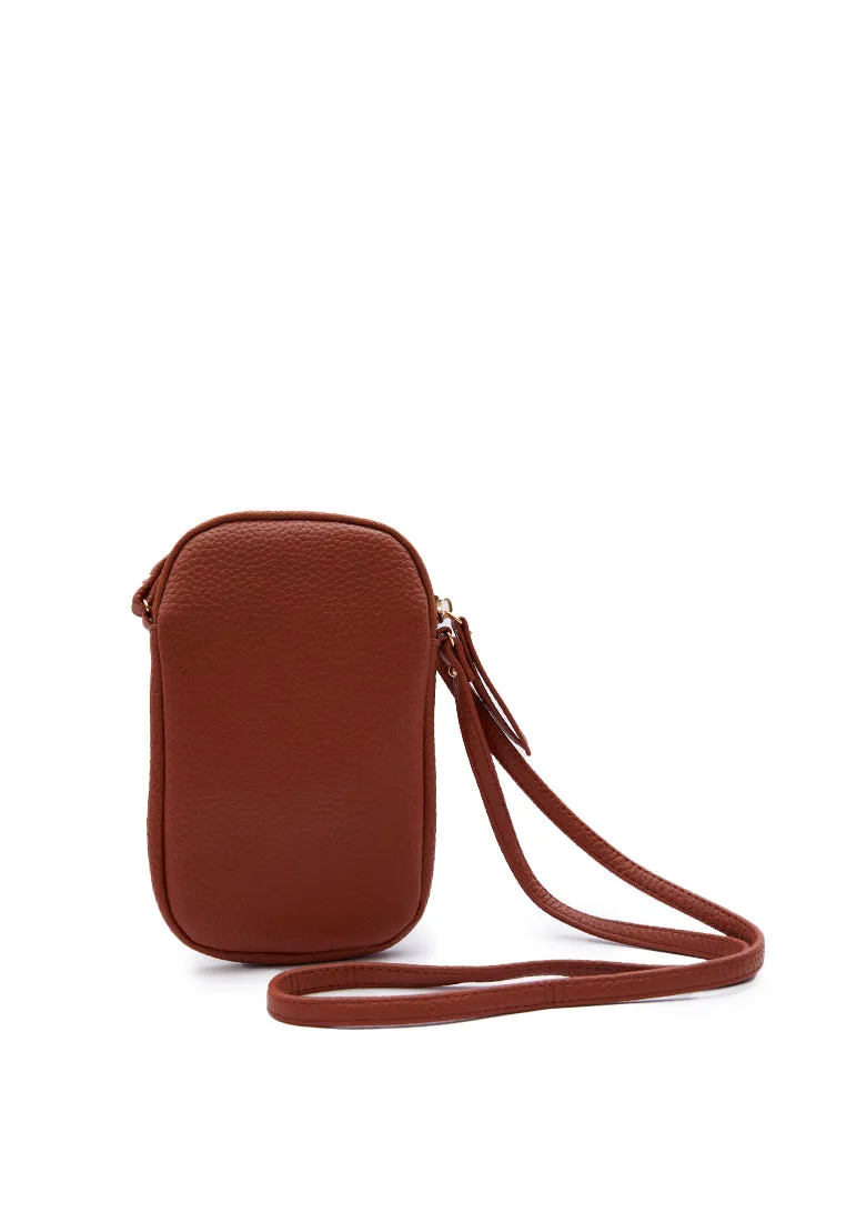 Brown Cross Body Phone Bag