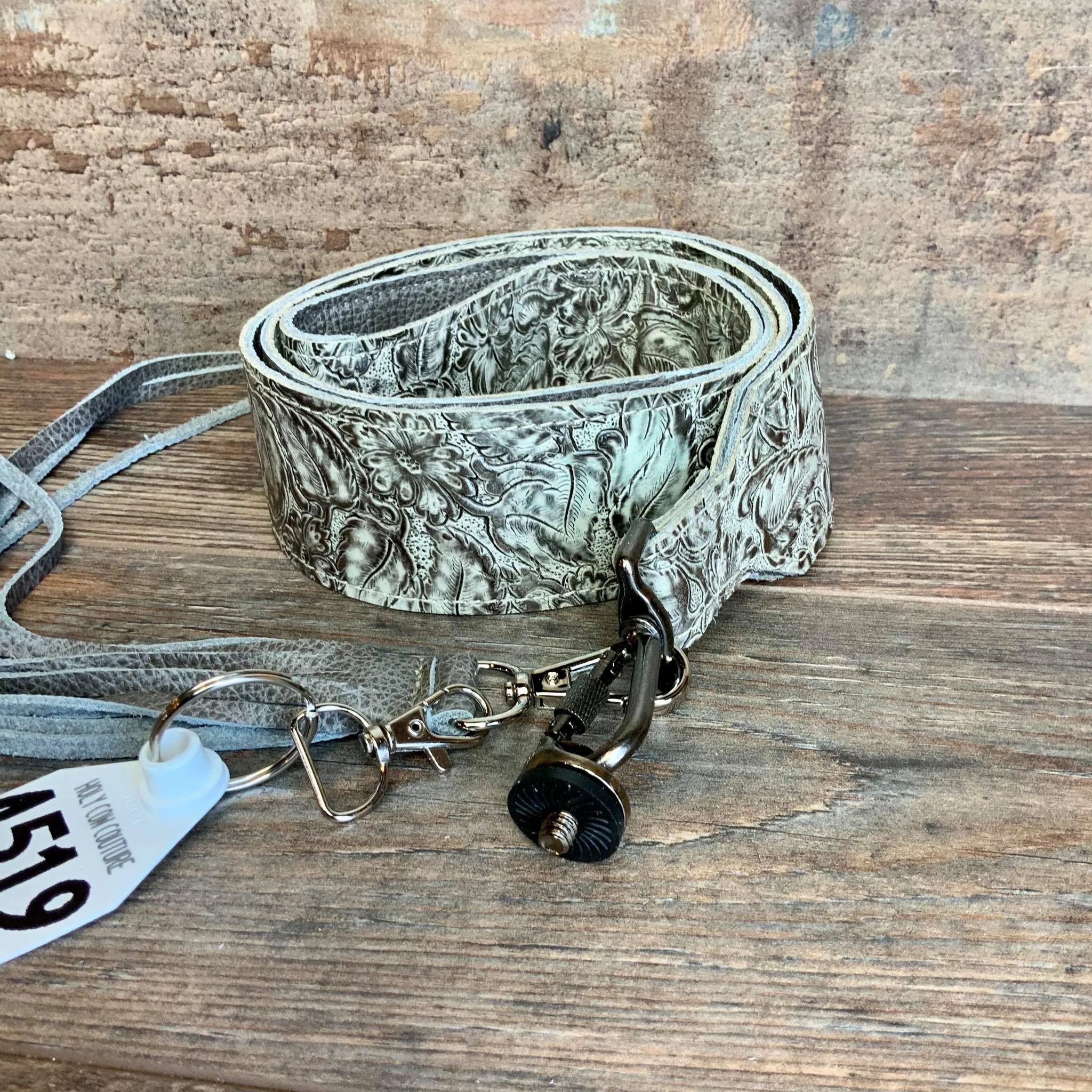 Camera Strap Sling Silver Leaf