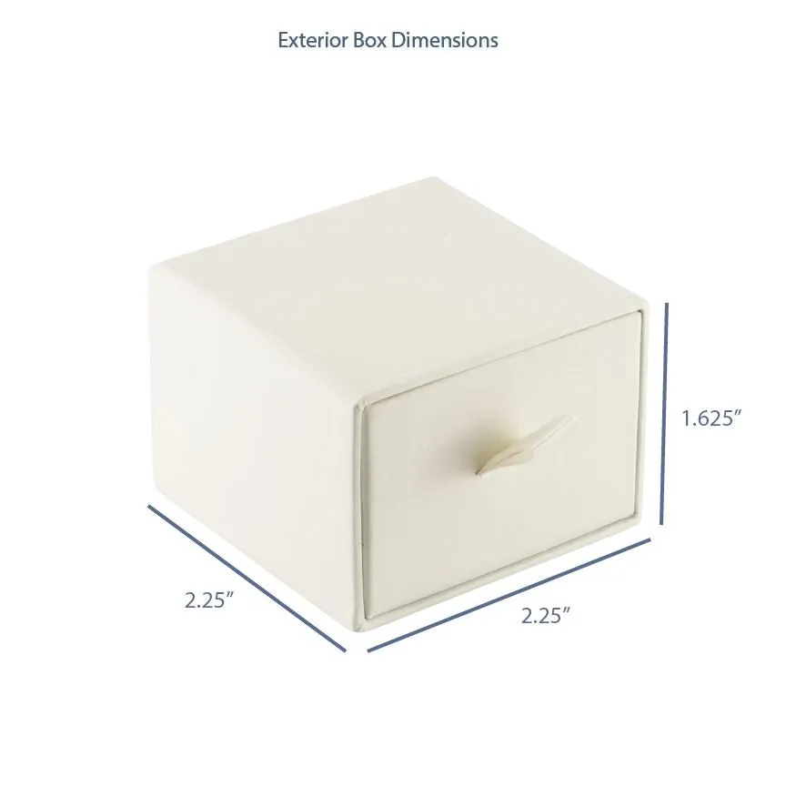 Cardboard Drawer Ring Box, Sleek Collection