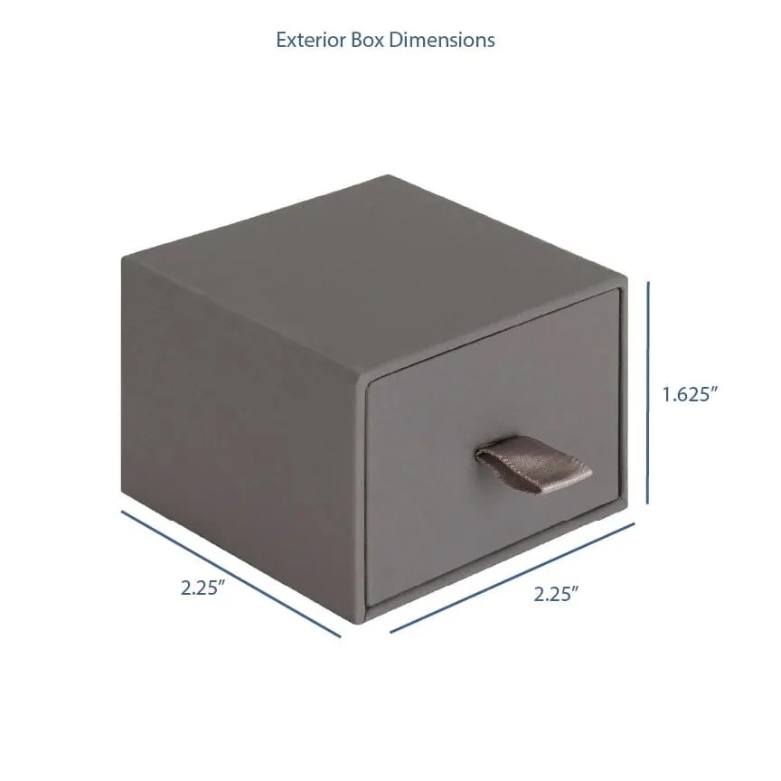 Cardboard Drawer Ring Box, Sleek Collection
