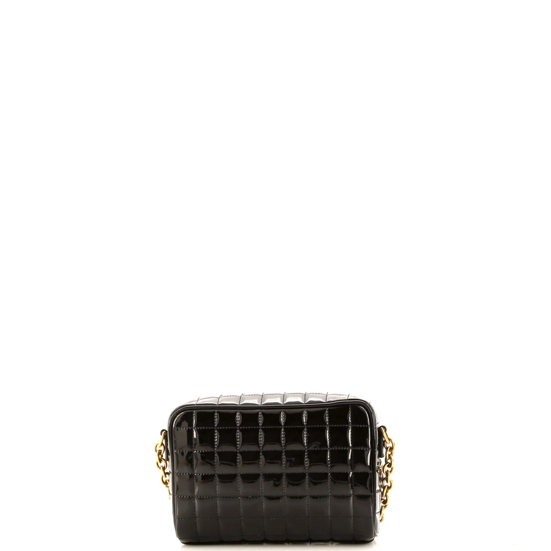 Cassandre Chain Camera Bag Quilted Patent Mini