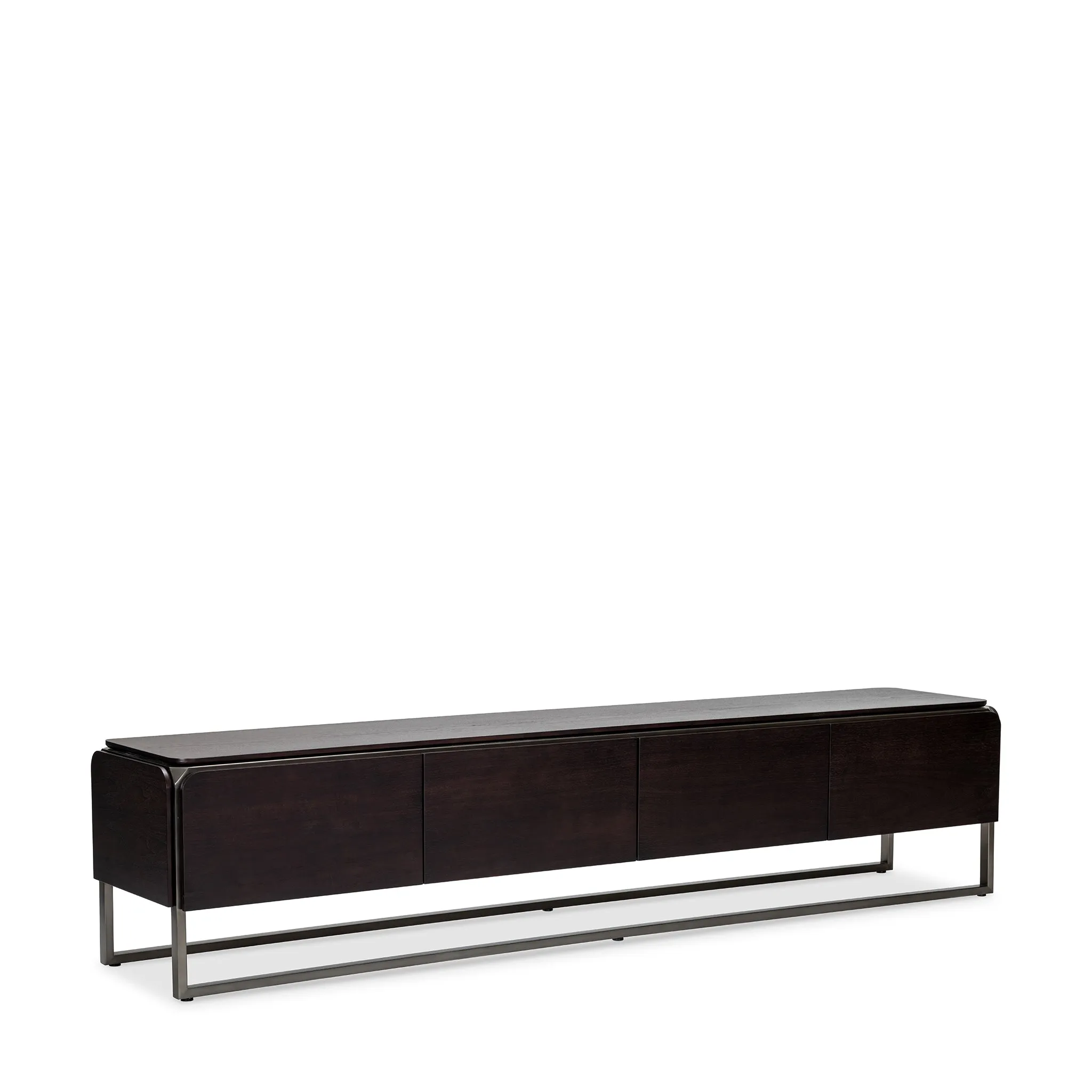 CASTOR DARK WALNUT TV MEDIA CABINET
