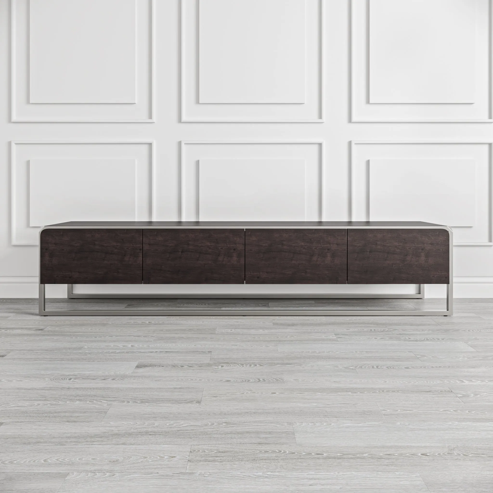 CASTOR DARK WALNUT TV MEDIA CABINET