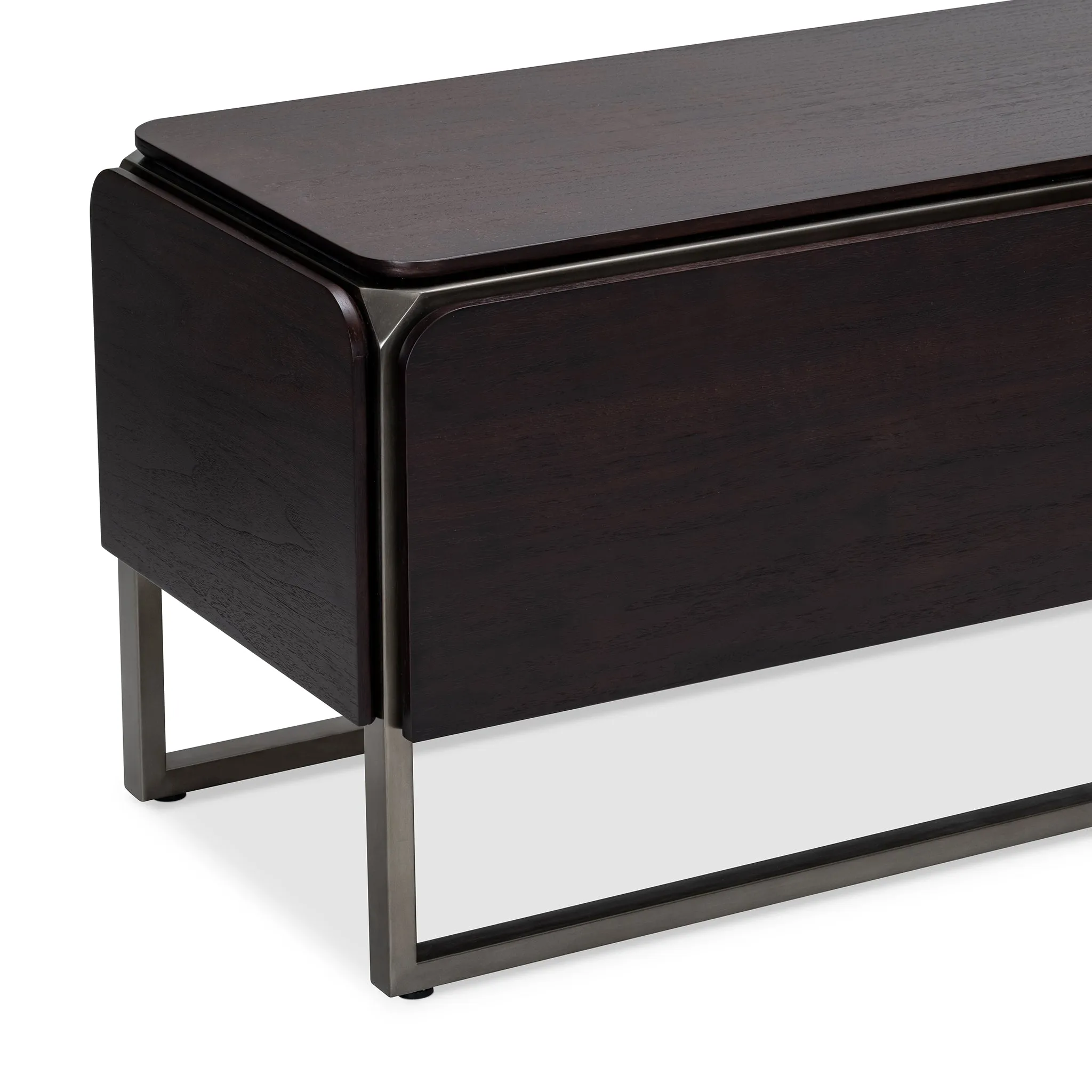 CASTOR DARK WALNUT TV MEDIA CABINET