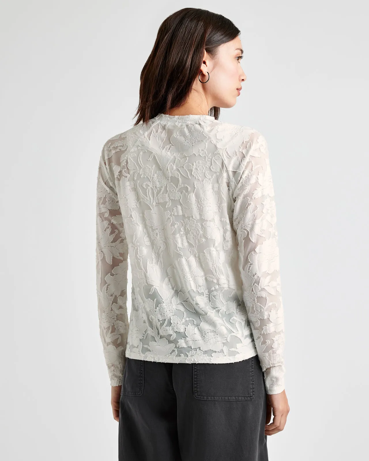 CECELIA FLORAL LONG SLEEVE TEE