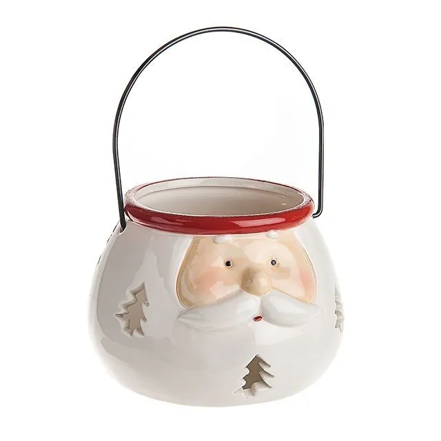 Ceramic Santa Lantern