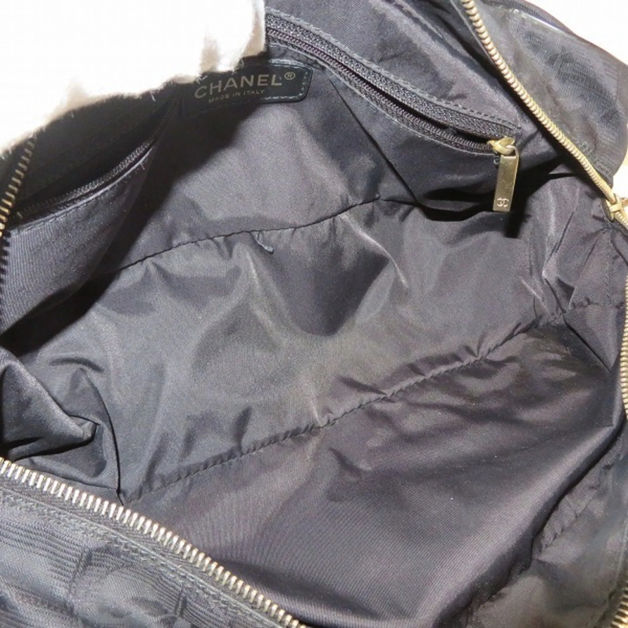 Chanel A15828 New Travel Black Mini Boston Bag Handbag Ladies